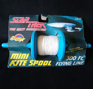 Star Trek The Next Generation 1993 Spectra 300 ft Kite Flying Line Mini Spool